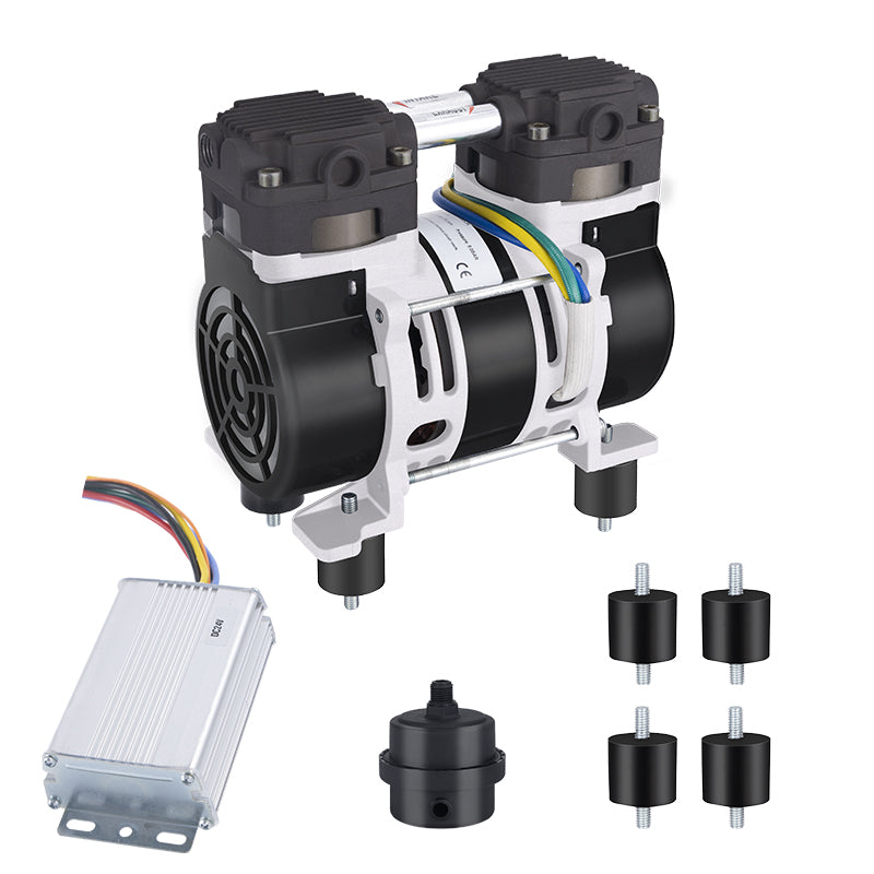 HC210D Oilless DC Air Pump | 24V, 210W, 11 L/min @ 700Kpa, IP54