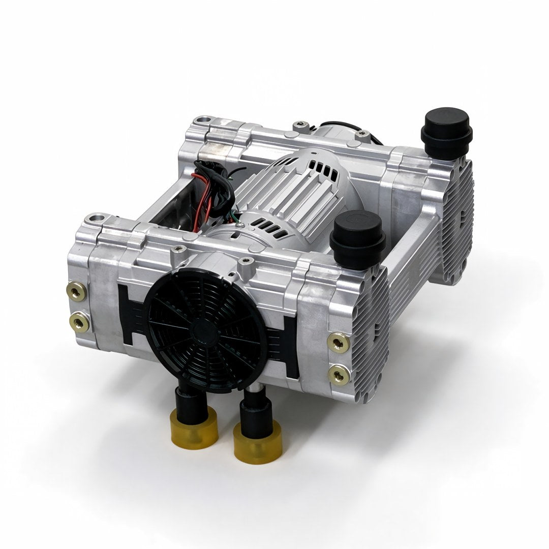 HC2500A1-190/10 four-cylinder oil-free piston air compressor pump - view 5