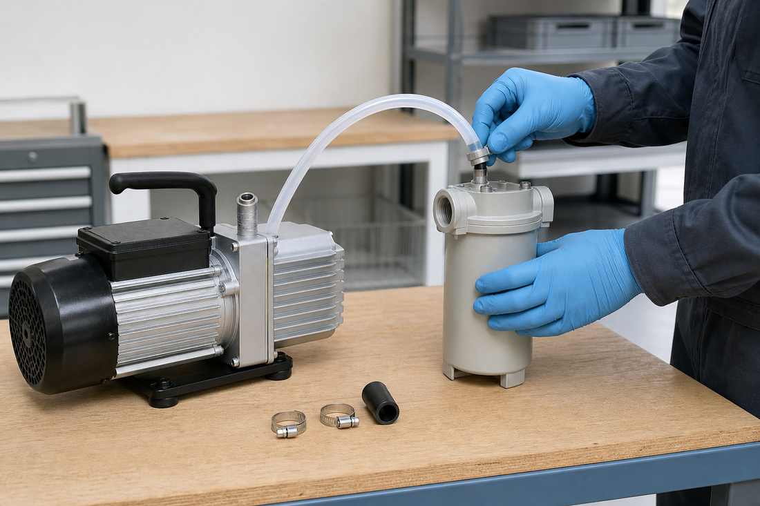 Vacuum Pump Inlet Filtration and Media Compatibility: An OEM Review Guide