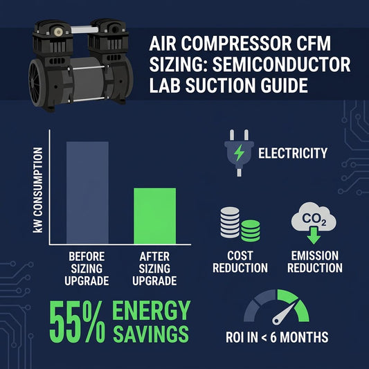 Air Compressor CFM Sizing: Semiconductor Lab Suction Guide