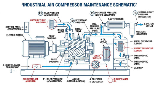 Industrial Air Compressor Maintenance Checklist for Smart Packaging