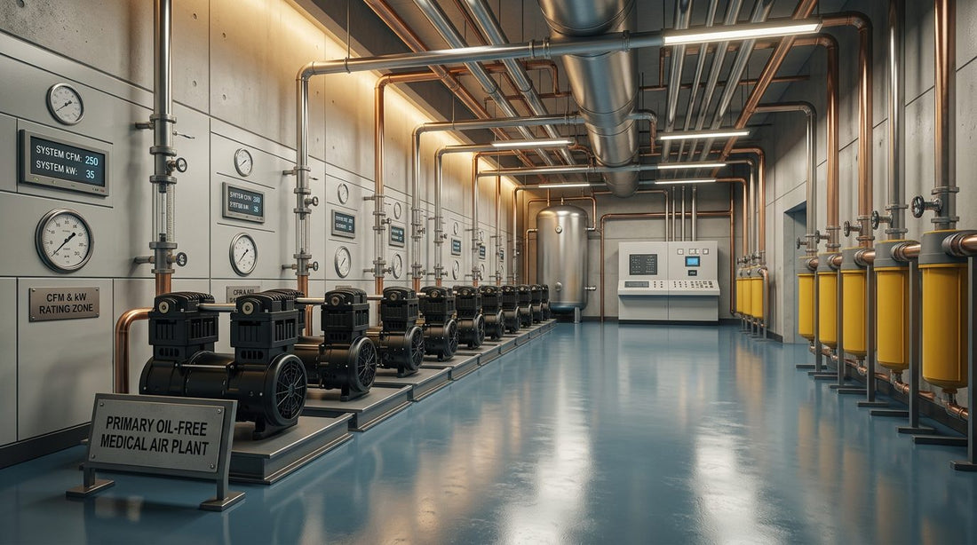 Medical Air Compressor Buying Guide: What to Look for in CFM & kW