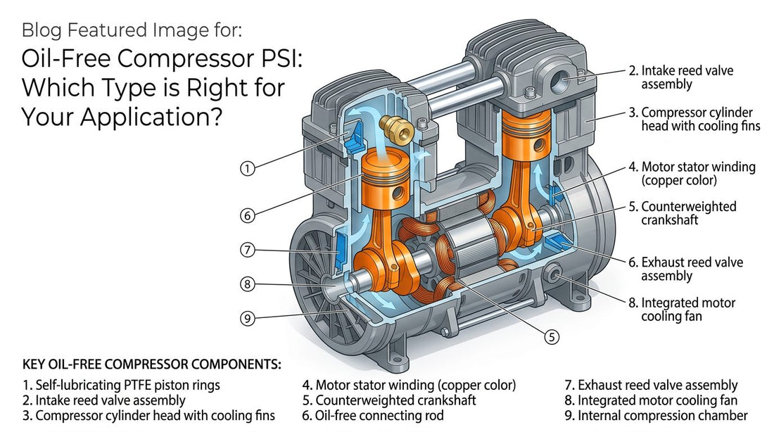 Oil-Free Compressor PSI: Which Type is Right for Your Application?