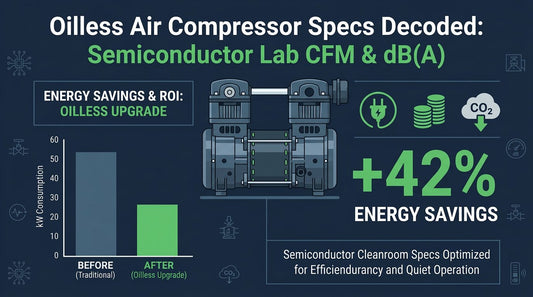 Oilless Air Compressor Specs Decoded: Semiconductor Lab CFM & dB(A)
