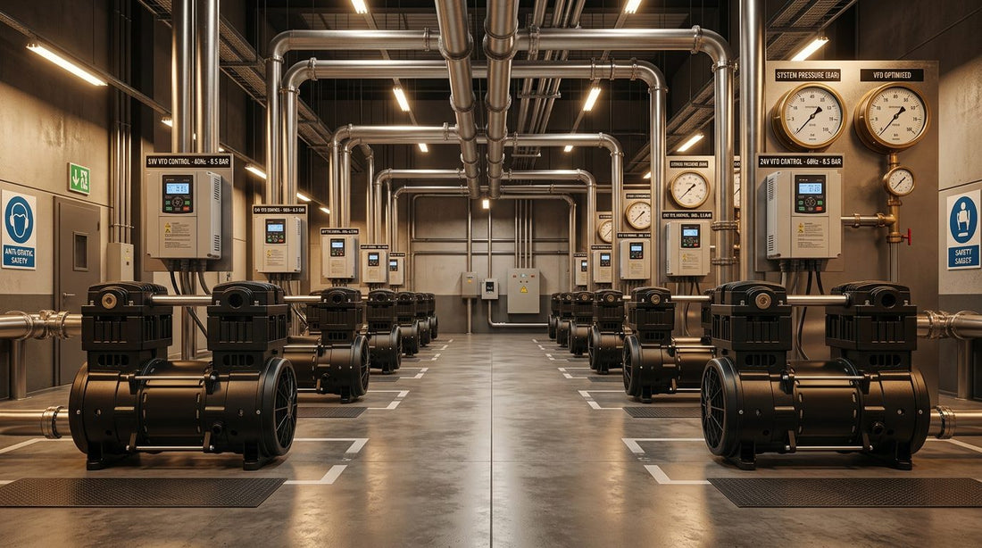 Oilless Compressed Air Systems: 24V VFD Plant Automation Guide