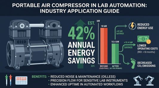 Portable Air Compressor in Lab Automation: Industry Application Guide