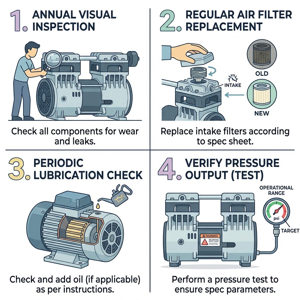 Portable Air Compressor Spec Sheet Explained: Key Parameters Decoded