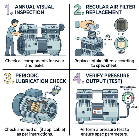 Portable Air Compressor Spec Sheet Explained: Key Parameters Decoded
