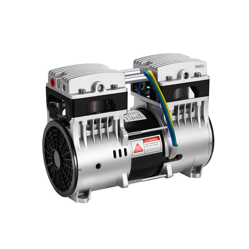 HC580D Oilless Vacuum Pump | 24V DC, 120L/min, Continuous Duty