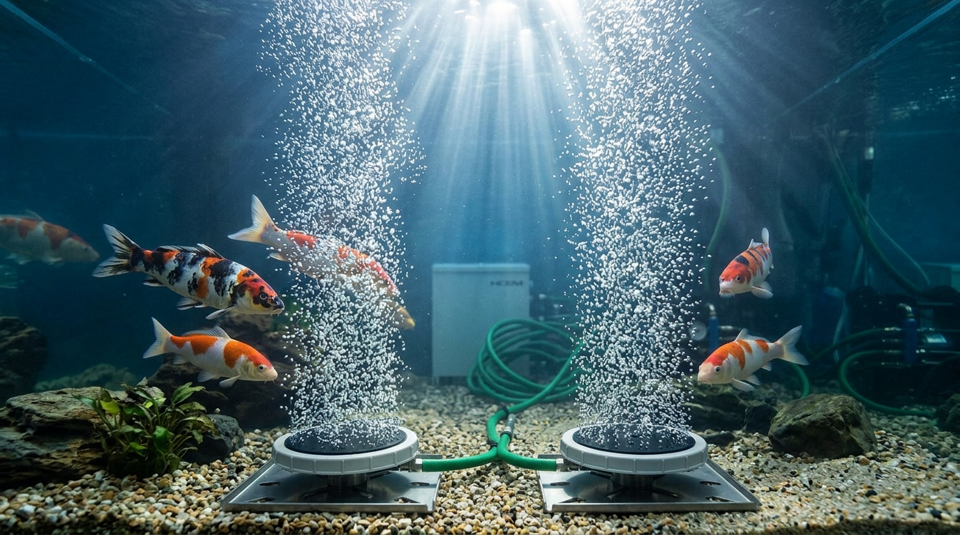 HC1500A-CAB 220V AC Cabinet Pond Aerator System (Up to 5 Acres) - 15b694cdfdf2d36f3e3886a42bbd97ab