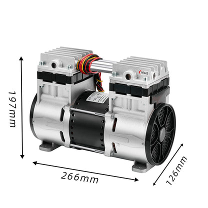 HC680 Oilless Air Pump | 610W, 60L/min@700Kpa, 24h Duty