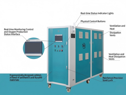 HCOF-5A High-Density Aquaculture Oxygen System: 93% Purity | 24/7 Stable Supply
