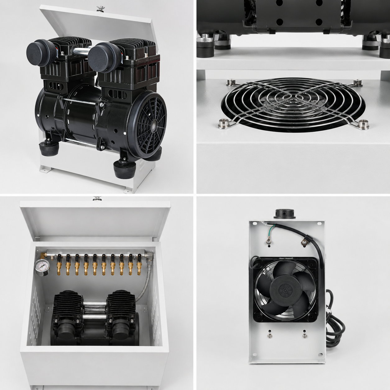 HC1500A-CAB 220V AC Cabinet Pond Aerator System (Up to 5 Acres) - 60badb83528a591971b67e8418b35e1d