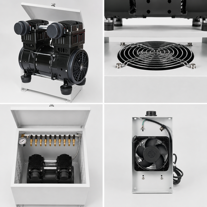 HC1500A-CAB 220V AC Cabinet Pond Aerator System (Up to 5 Acres) - 60badb83528a591971b67e8418b35e1d