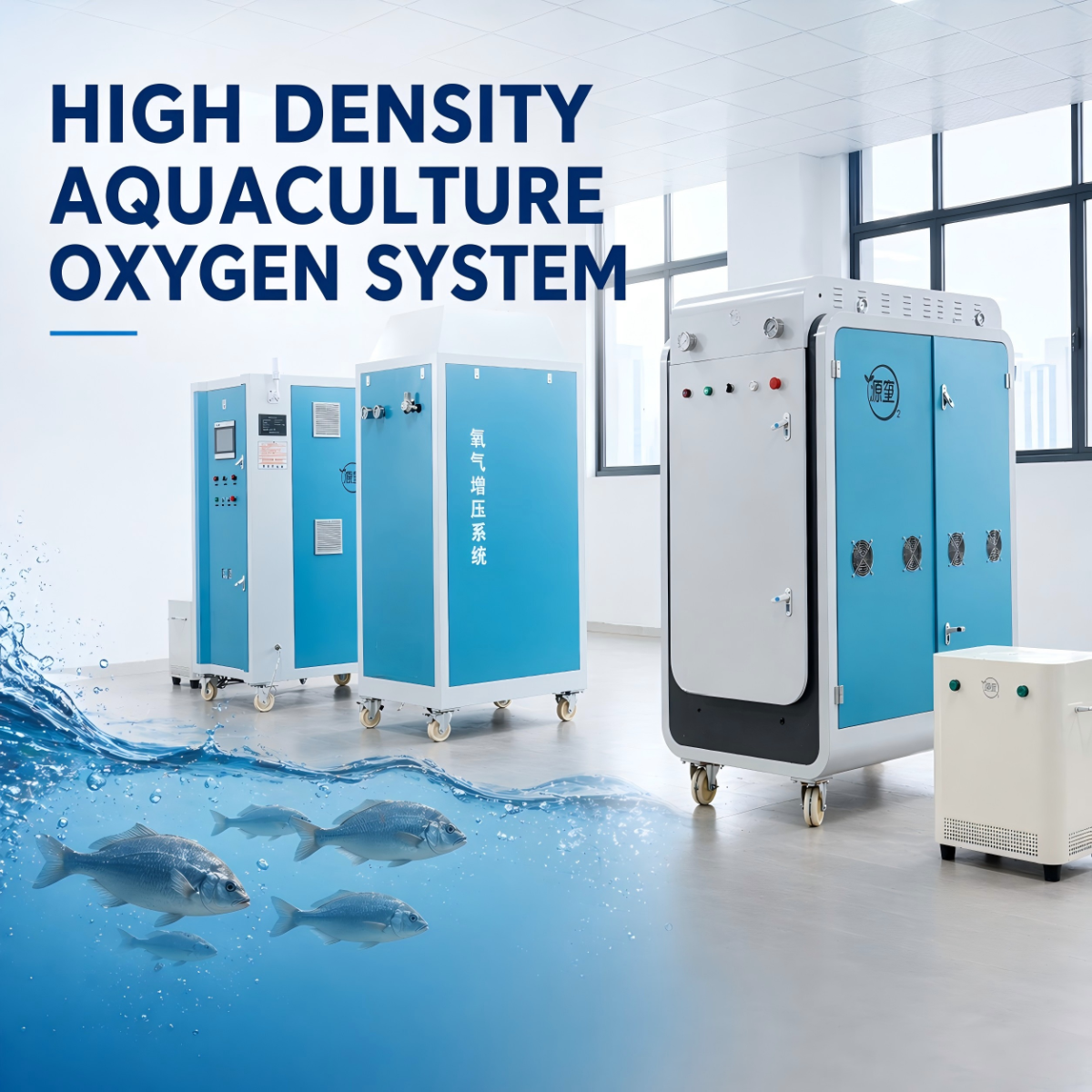HCOF-5A High-Density Aquaculture Oxygen System: 93% Purity | 24/7 Stable Supply