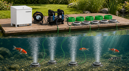 HC1500A-CAB 220V AC Cabinet Pond Aerator System (Up to 5 Acres) - 8d10c6fe573252126c8fd169b2400f98