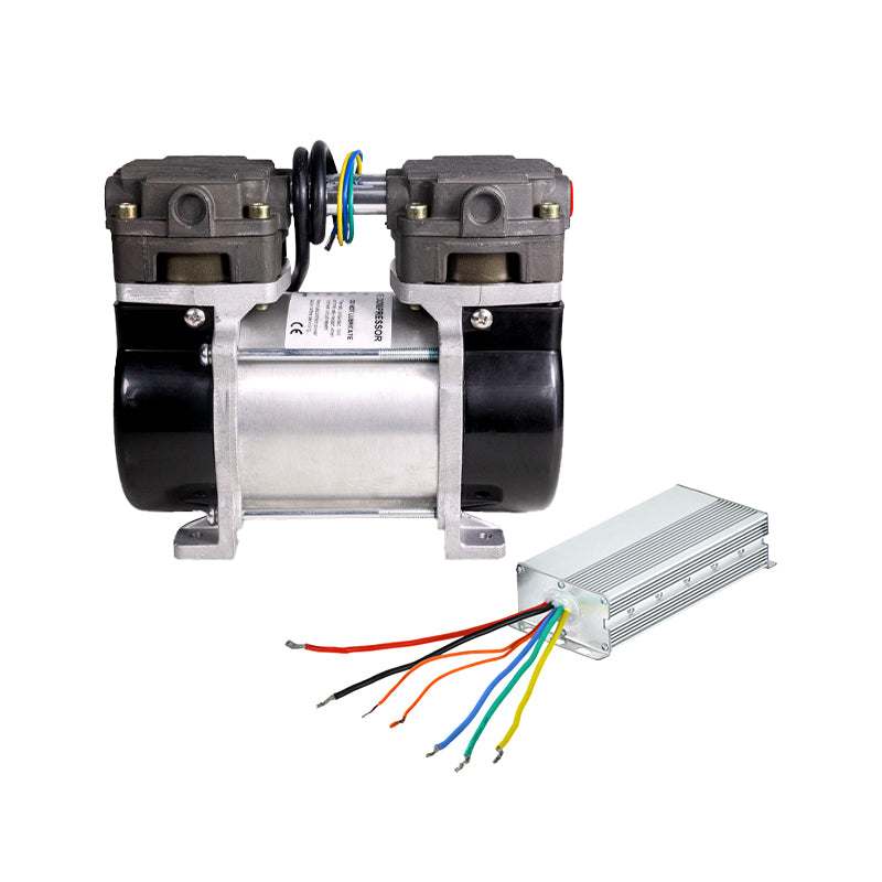 HC100D Oilless Vacuum Pump | DC24V, 150W, Continuous Duty