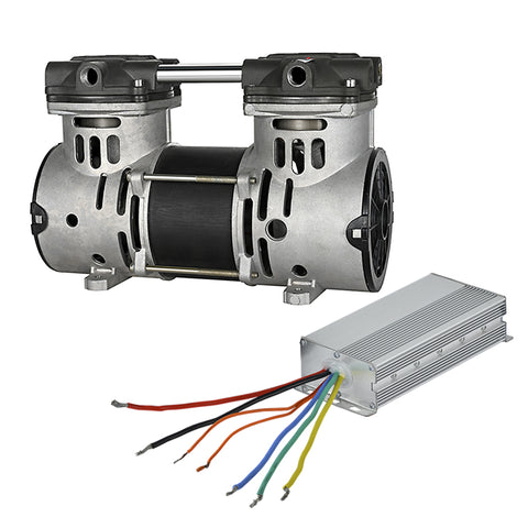 HC280D Oilless Vacuum Pump | DC24V, 180W, 90 L/min, ≤58dB