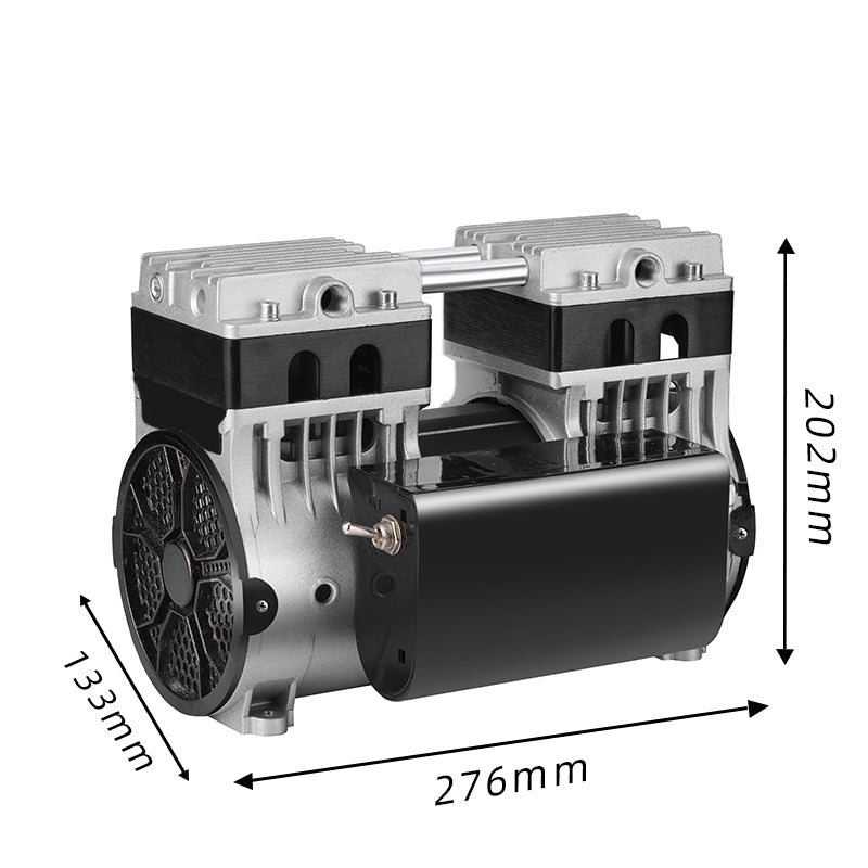 HC580A-2 Oilless Vacuum Pump | 340W, 120 L/min, ≤60dB(A)