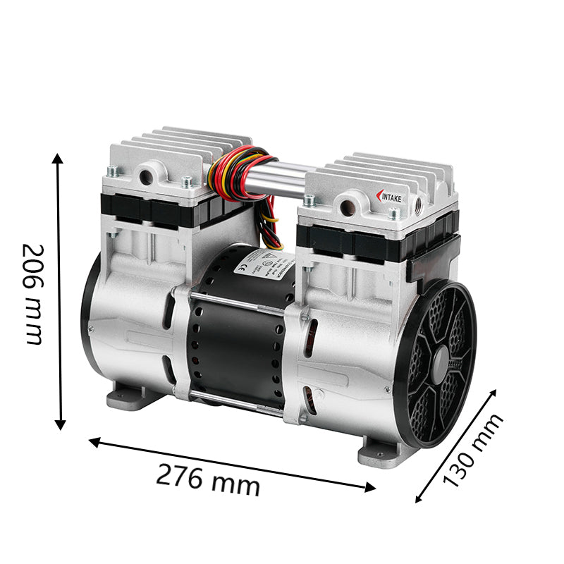 HC680A Oilless Vacuum Pump | 340W, 165 L/min, -92Kpa, CE Certified