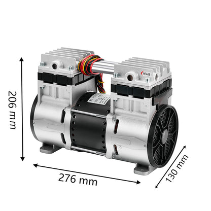 HC680A Oilless Vacuum Pump | 340W, 165 L/min, -92Kpa, CE Certified
