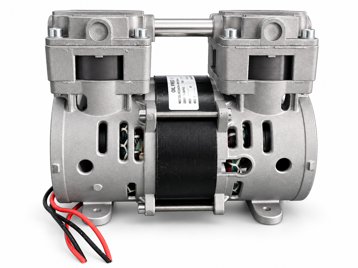 HC250 oil-free piston vacuum pump front view