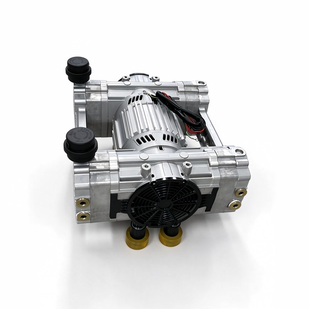 HC2500A1-190/10 four-cylinder oil-free piston air compressor pump - view 2