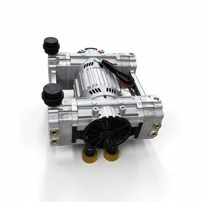 HC2500A1-190/10 four-cylinder oil-free piston air compressor pump - view 2