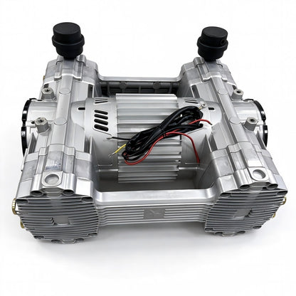 HC2500A1-190/10 four-cylinder oil-free piston air compressor pump - view 3